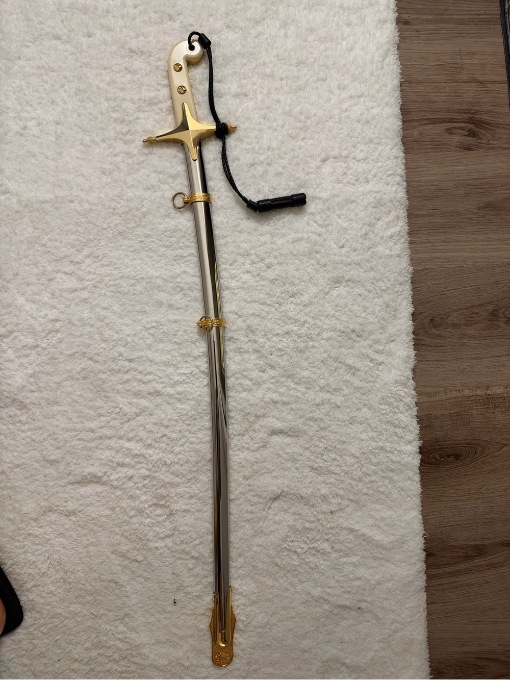 Decorative Sword with Gold Accents